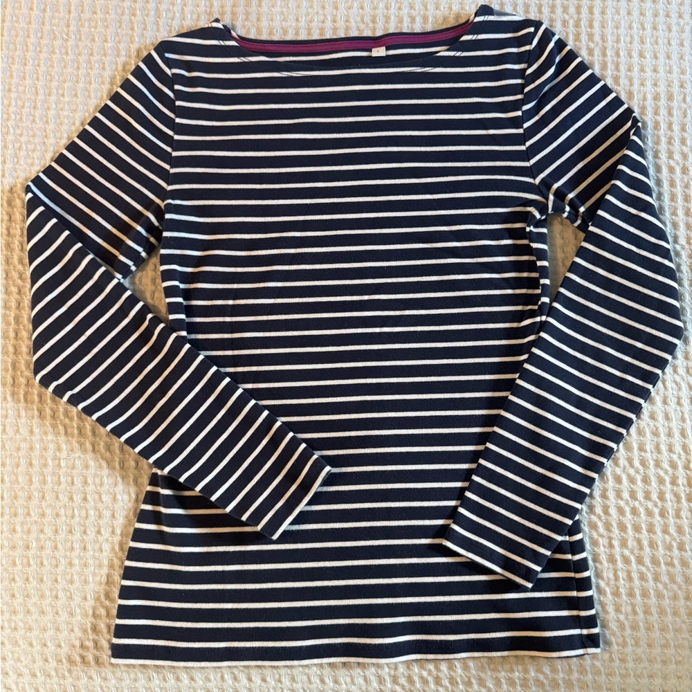 EUC Boden Striped Long Sleeve Tee